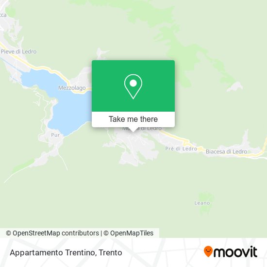 Appartamento Trentino map