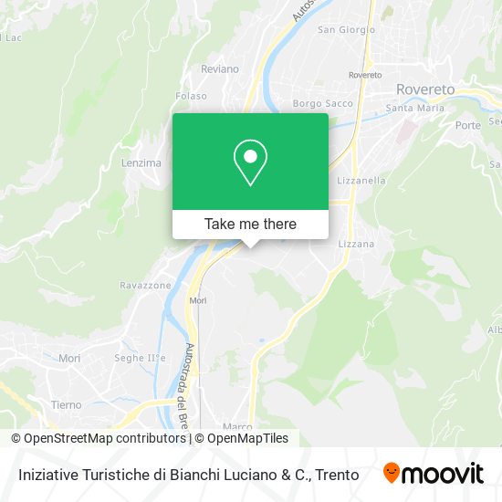 Iniziative Turistiche di Bianchi Luciano & C. map