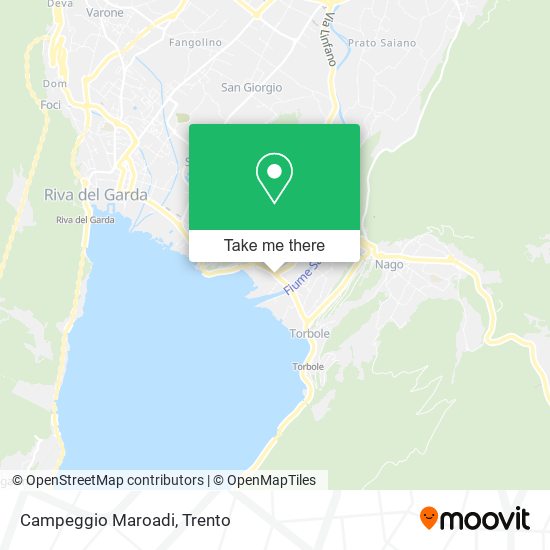 Campeggio Maroadi map