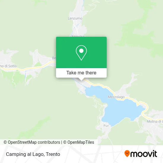 Camping al Lago map