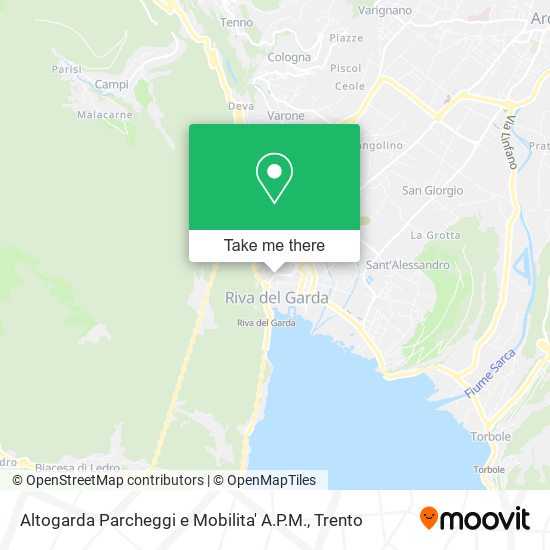 Altogarda Parcheggi e Mobilita' A.P.M. map