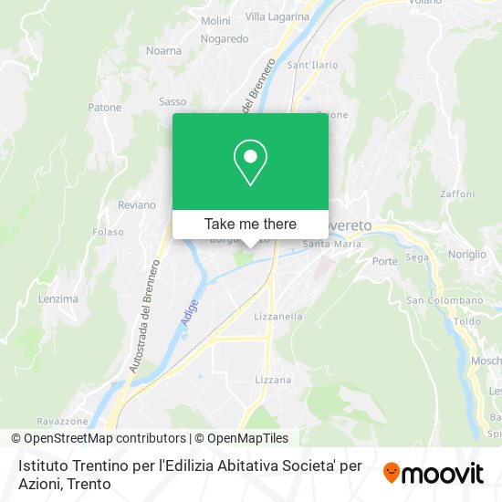 Istituto Trentino per l'Edilizia Abitativa Societa' per Azioni map