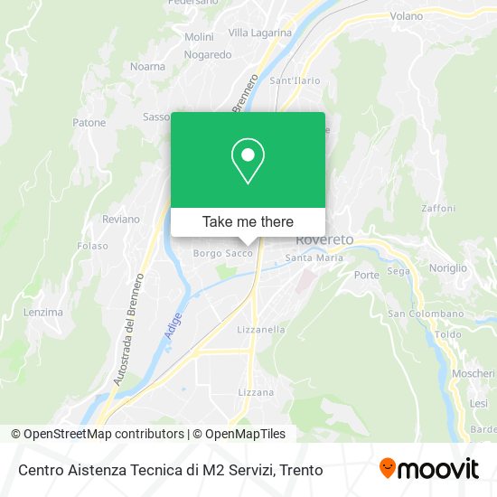 Centro Aistenza Tecnica di M2 Servizi map