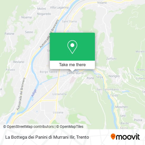 La Bottega dei Panini di Murrani Ilir map
