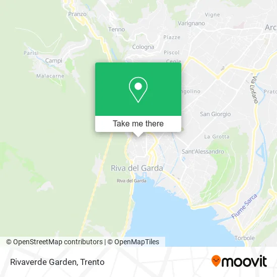 Rivaverde Garden map