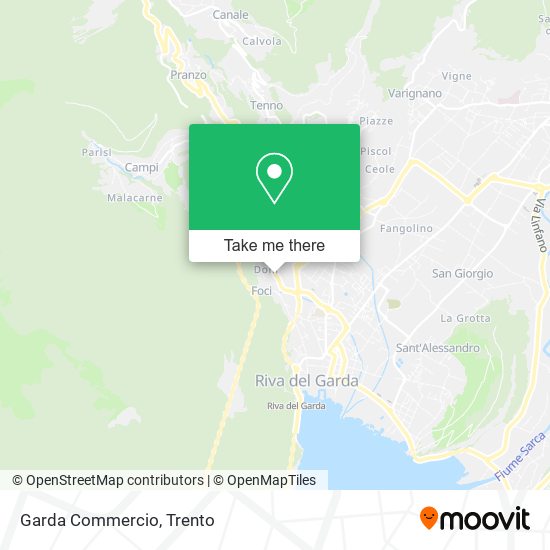 Garda Commercio map