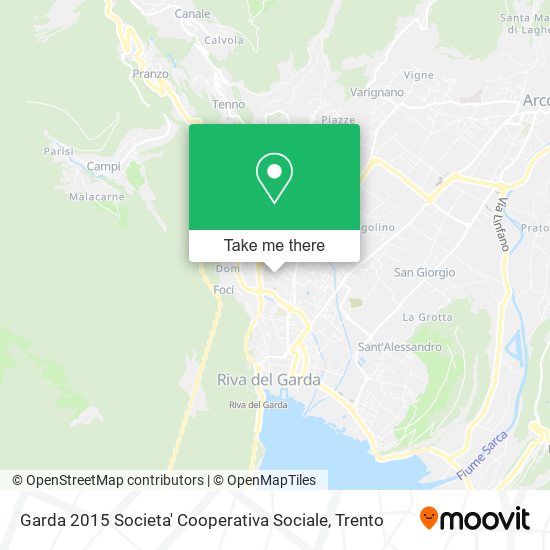Garda 2015 Societa' Cooperativa Sociale map
