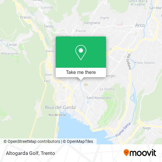 Altogarda Golf map