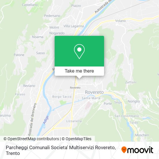 Parcheggi Comunali Societa' Multiservizi Rovereto map