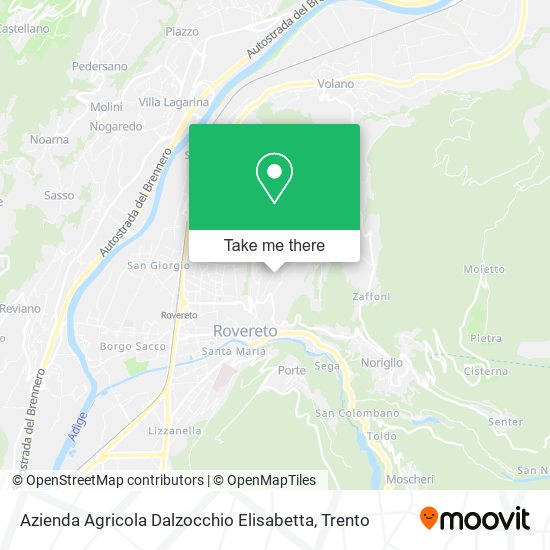 Azienda Agricola Dalzocchio Elisabetta map