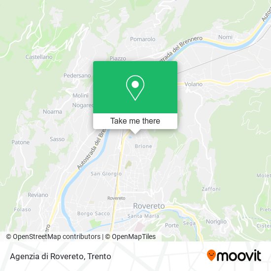 Agenzia di Rovereto map