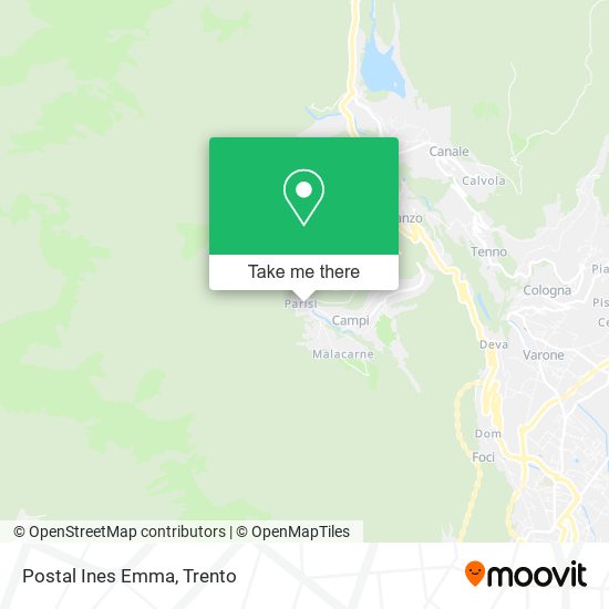 Postal Ines Emma map