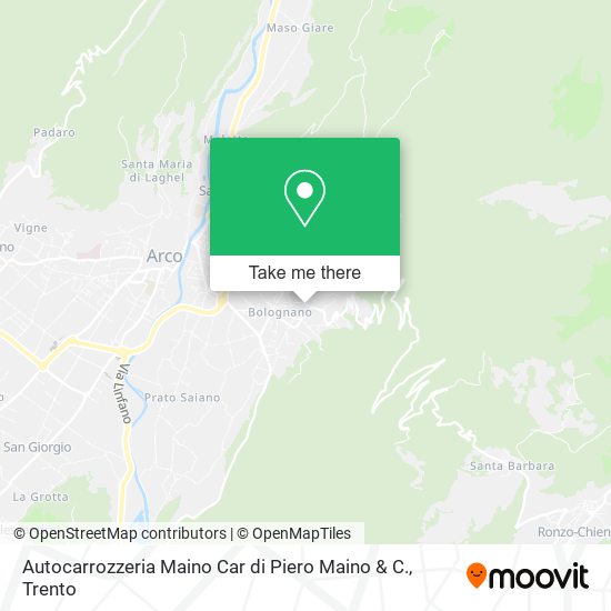 Autocarrozzeria Maino Car di Piero Maino & C. map