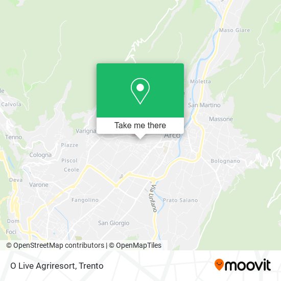 O Live Agriresort map