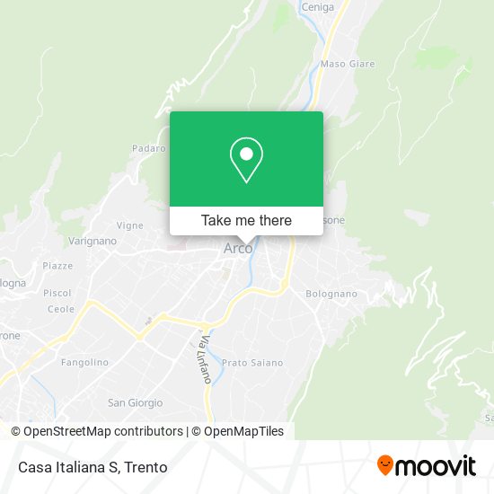 Casa Italiana S map
