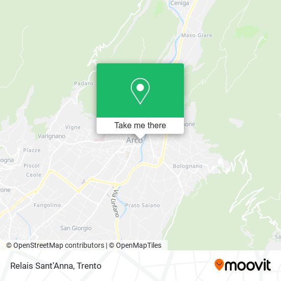 Relais Sant'Anna map