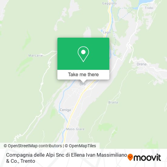 Compagnia delle Alpi Snc di Ellena Ivan Massimiliano & Co. map