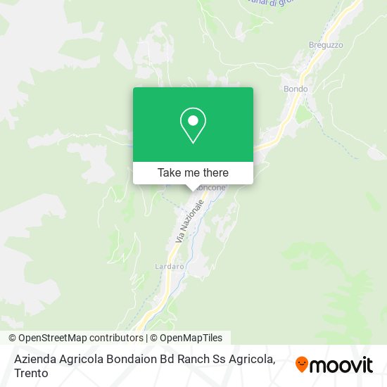 Azienda Agricola Bondaion Bd Ranch Ss Agricola map