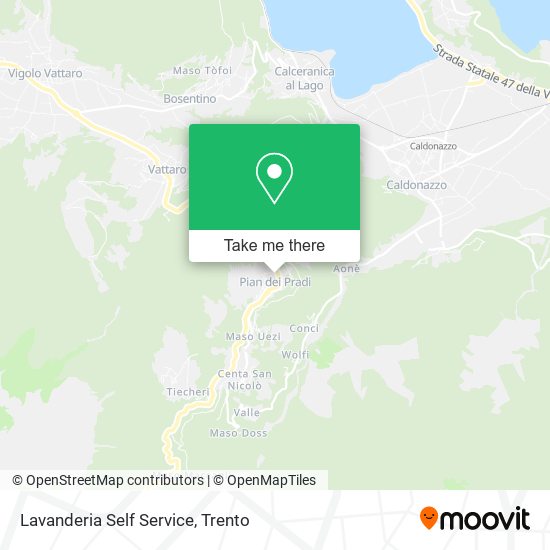 Lavanderia Self Service map