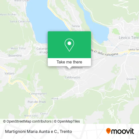 Martignoni Maria Aunta and Co. map