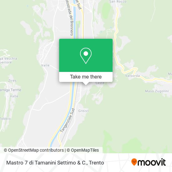 Mastro 7 di Tamanini Settimo & C. map