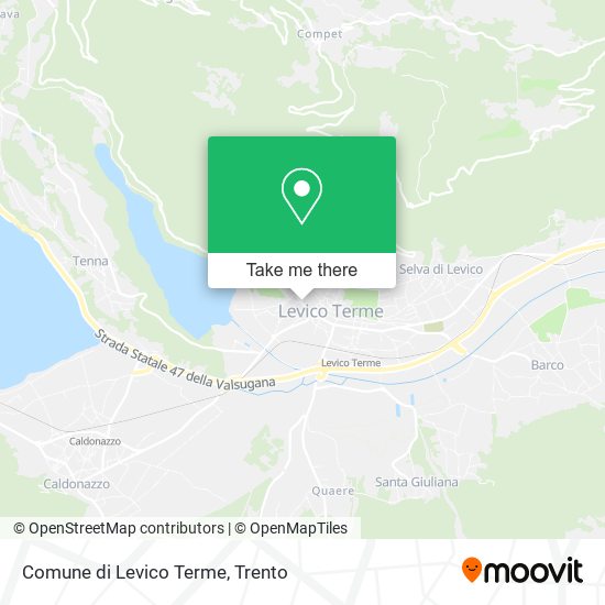 Comune di Levico Terme map