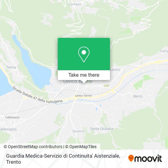 Guardia Medica-Servizio di Continuita' Aistenziale map