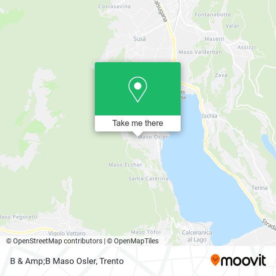 B & Amp;B Maso Osler map