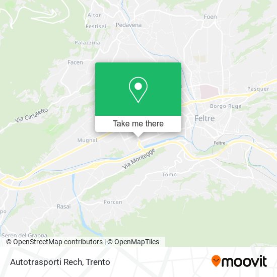 Autotrasporti Rech map