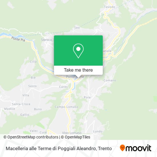 Macelleria alle Terme di Poggiali Aleandro map