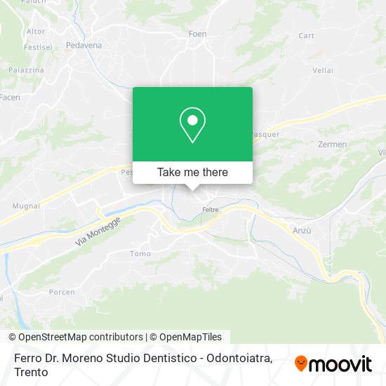 Ferro Dr. Moreno Studio Dentistico - Odontoiatra map