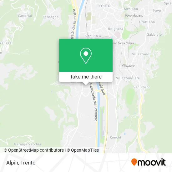 Alpin map
