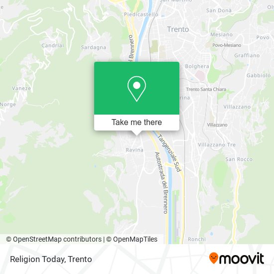 Religion Today map