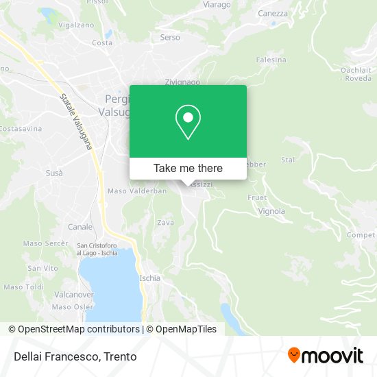 Dellai Francesco map