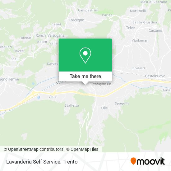 Lavanderia Self Service map