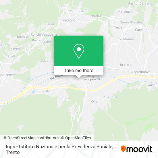 Inps - Istituto Nazionale per la Previdenza Sociale map