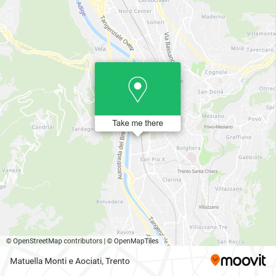 Matuella Monti e Aociati map