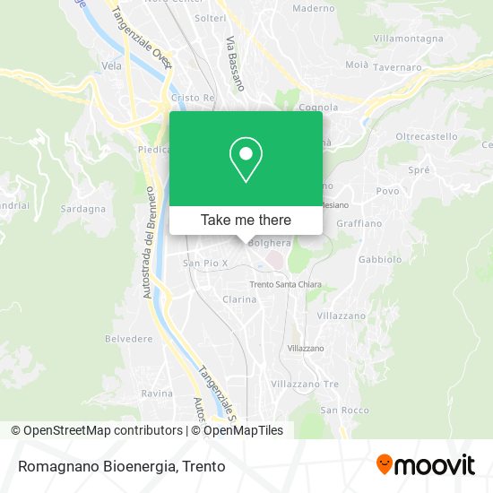 Romagnano Bioenergia map