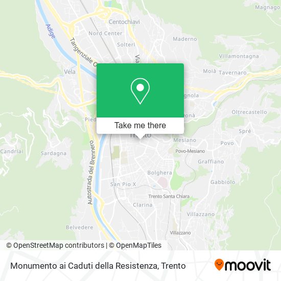 Monumento ai Caduti della Resistenza map