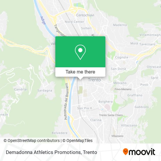 Demadonna Athletics Promotions map
