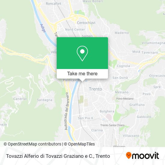 Tovazzi Alferio di Tovazzi Graziano e C. map