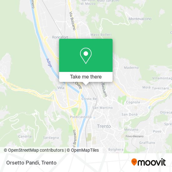Orsetto Pandi map