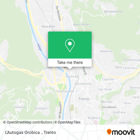 L'Autogas Orobica . map