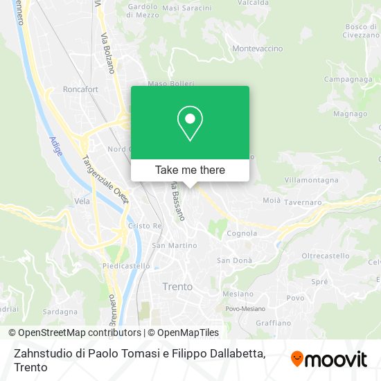 Zahnstudio di Paolo Tomasi e Filippo Dallabetta map