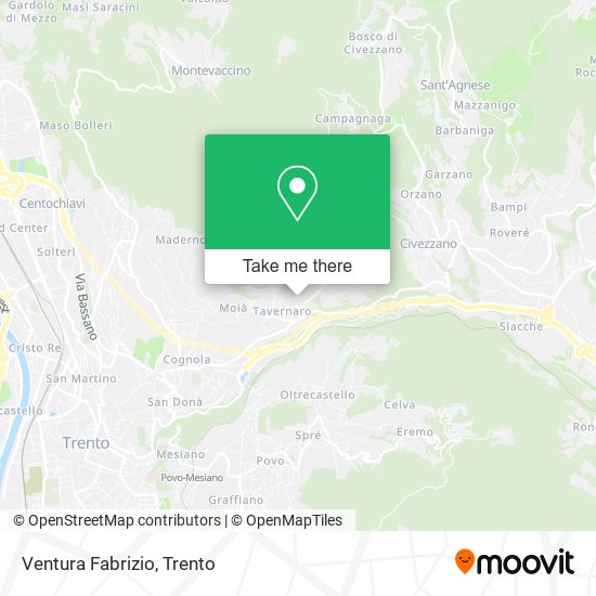 Ventura Fabrizio map
