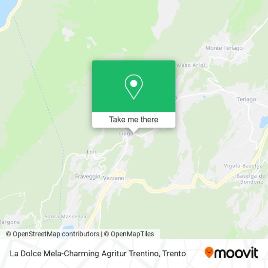 La Dolce Mela-Charming Agritur Trentino map