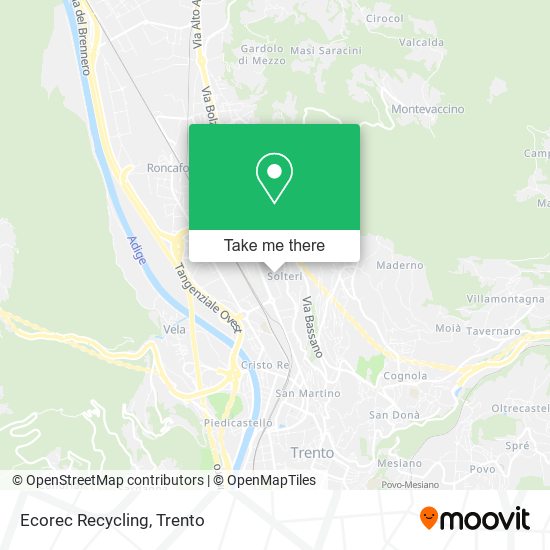 Ecorec Recycling map