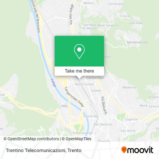 Trentino Telecomunicazioni map