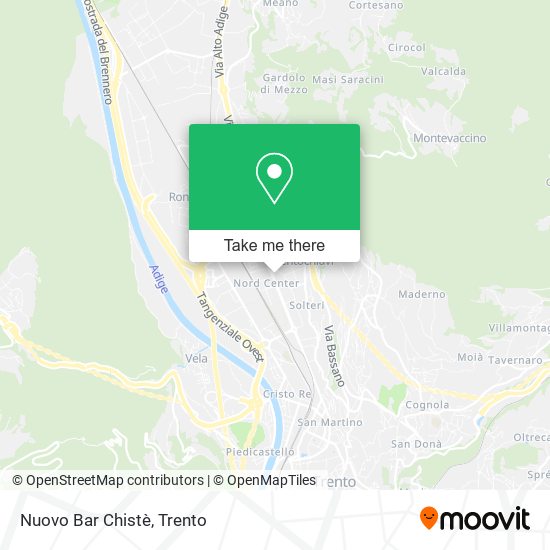 Nuovo Bar Chistè map