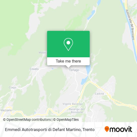 Emmedi Autotrasporti di Defant Martino map